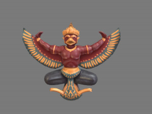 garuda statue Modello 3D
