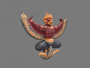Garuda-Statue 3D Modell