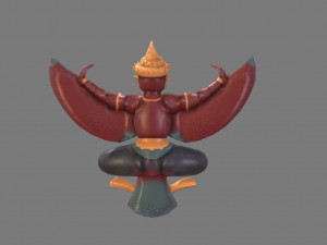 garuda statue Modello 3D