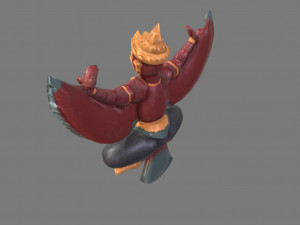 garuda statue Modello 3D