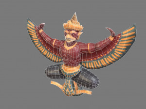 garuda statue Modello 3D