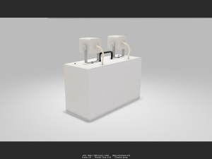 3d emergency light 01 Modello 3D