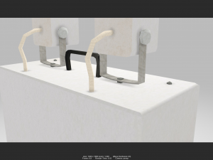 3d emergency light 01 Modello 3D