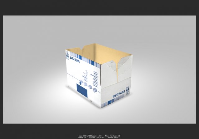 box 04 Modelo 3D .c4d .max .obj .3ds .fbx .stl .blend 
