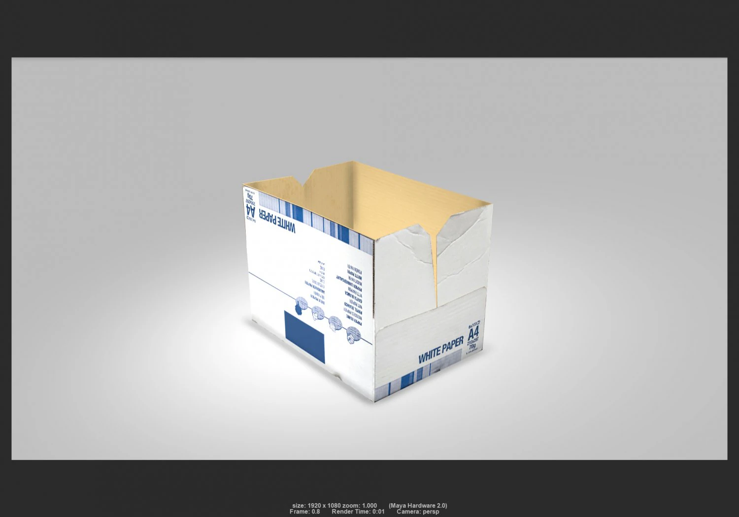 box 04 3D Model .c4d .max .obj .3ds .fbx .stl .blend 