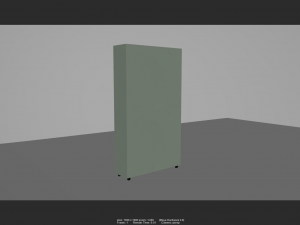 3d cabinet 02 Modelo 3D