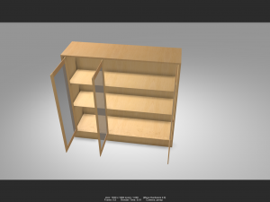 3d cabinet 03 model Modello 3D