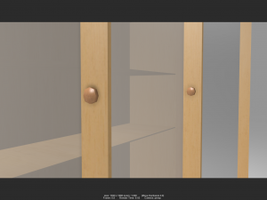 3d cabinet 03 model Modello 3D