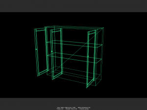 3d cabinet 03 model Modello 3D