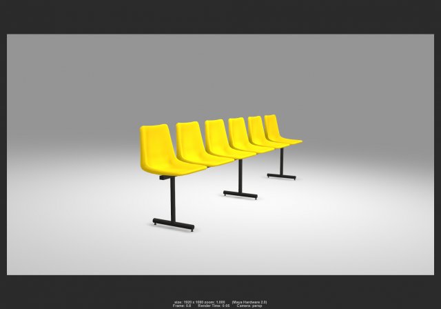 chair 01 3D Model .c4d .max .obj .3ds .fbx .stl .blend 