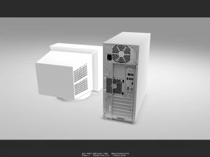 computer 01 3D Model