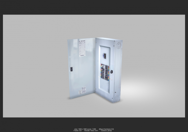 consumer unit 01 Modello 3D .c4d .max .obj .3ds .fbx .stl .blend 