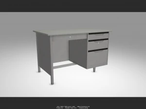desk 01 3D Model