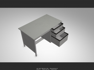 desk 01 3D Модель