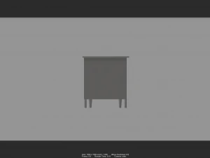 desk 01 3D Model