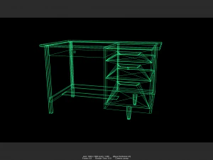 desk 01 3D Model