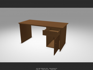 desk 02 Modello 3D