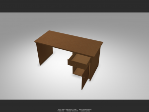 desk 02 3D 모델