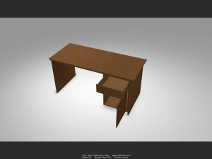 desk 02 3D Model