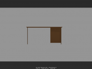 desk 02 3D 모델