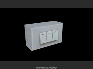 elektrischer Schalter 01 3D Modell