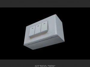 electric switch 01 3D Model