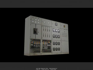 electrical cabinet 01 3D Model