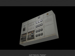 electrical cabinet 01 3D 모델