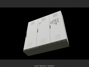 electrical cabinet 02 Model 3D