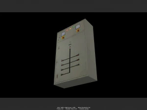 electrical cabinet 03 3D Model