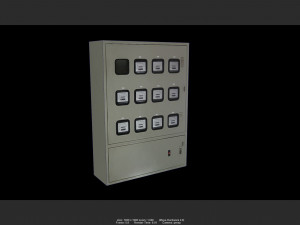 electrical cabinet 04 3D Model
