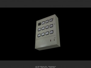 electrical cabinet 04 Model 3D