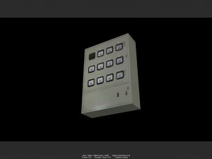 electrical cabinet 04 3D Model