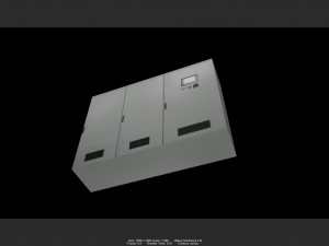 electrical cabinet 05 3D 모델