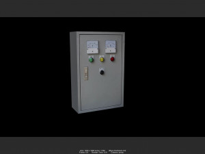 electrical cabinet 06 3D Model