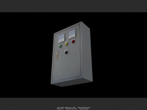 electrical cabinet 06 3D 모델