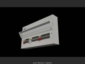 electrical cabinet 07 3D Model