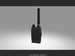 radio communication 01 3D Model