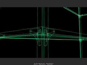 steel shelf 01 3D 模型