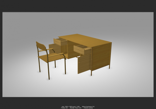 table 01 3D Model .c4d .max .obj .3ds .fbx .stl .blend 
