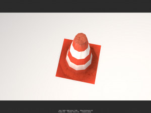traffic cone 01 3D Model