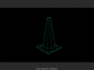 traffic cone 01 3D Model