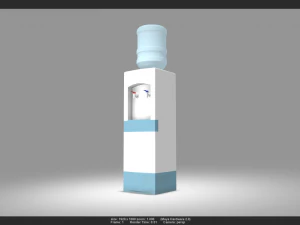 Wasserk&uuml;hler 01 3D Modell