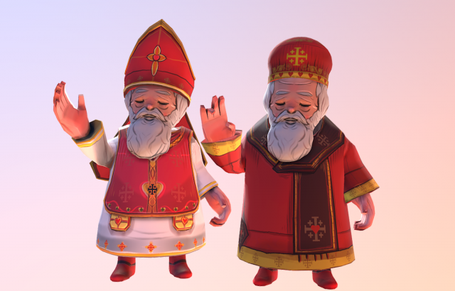 saint valentine western eastern pack 3D Модель .c4d .max .obj .3ds .fbx .stl .blend