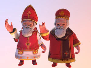 Западная восточная упаковка Святого Валентина 3D Модель