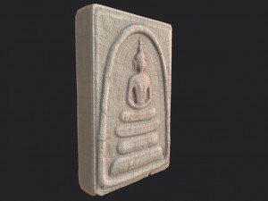 thai amulet Modello 3D