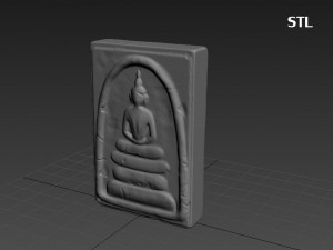 thai amulet Modello 3D