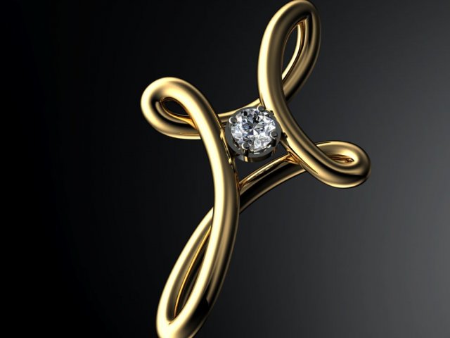 cross with briliance 3D Baskı Modeli .c4d .max .obj .3ds .fbx .stl .blend 