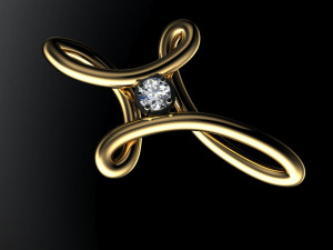 cross with briliance 3D Baskı Modeli