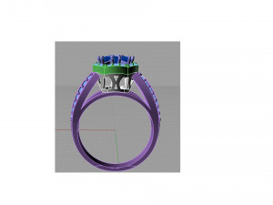 ring with briliance 3D 打印模型
